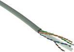 ACT Cat 6 F/UTP solid installation cable, PVC, CPR euroclass ECA, 24AWG, grey 305 meter C6 F/UTP SOLID PVC ECA GY 305M (FS6003) von ACT