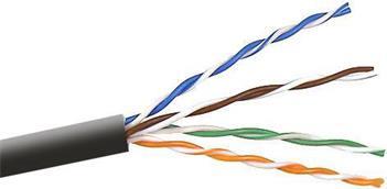 ACT Cat6a - 305m 305m Cat6a U/UTP (UTP) Schwarz Netzwerkkabel (EP459B) von ACT