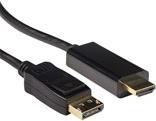 ACT Conversion cable DisplayPort male to HDMI-A male 1.80 m. Length: 1.8 m Dp male - hdmi a male 1.80m (AK3990) von ACT