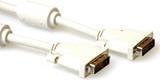 ACT DVI-D Dual Link connection cable - M - M - Ivory 10.0m 10m DVI-D DVI-D DVI-Kabel (AK3634) von ACT