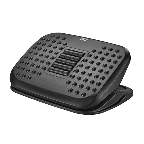 ACT Ergonomische Fußstütze Schreibtisch mit Massagerollen, Höhenverstellbar und Neigbar, Rutschfeste Gummipolster - AC8020 ACT Ergonomische Fußstütze Schreibtisch mit Massagerollen, Höhenverstellbar und Neigbar, Rutschfeste Gummipolster - AC8020 von ACT