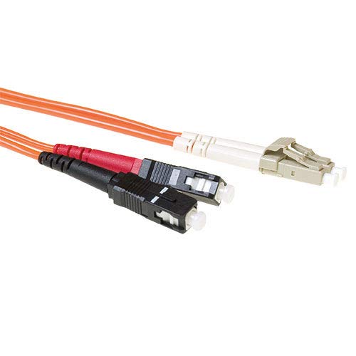 ACT GLASFASER Kabel LC/SC 50/125 DUP OM2 0.50M von ACT