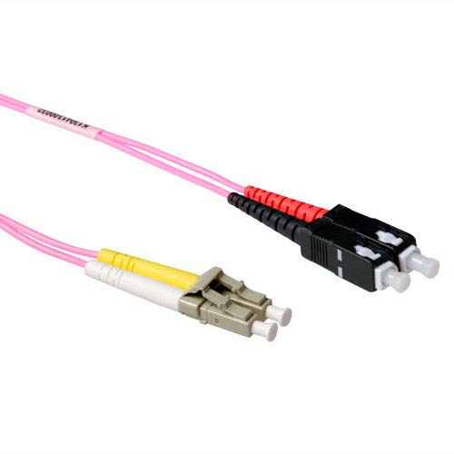 ACT GLASFASER Kabel LC-SC 50/125 OM4 Duplex 15.00M von ACT