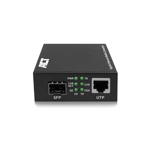 ACT Gigabit Ethernet Medienkonverter Glasfaser, Entspricht dem Standard 802.3ab, Multi Mode, Single Mode SFP+ - AC4451 von ACT