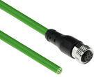 ACT Industrial 3.00 meters Sensor cable M12A 8-pin female to open end, Ultraflex TPE cable, shielded (SC3808) von ACT