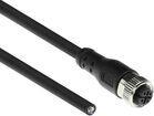 ACT Industrial 5.00 meters Sensor cable M12A 4-pin female to open end Superflex Xtreme TPE cable, shielded (SC3409) von ACT