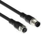 ACT Industrial 5.00 meters Sensor cable M12A 4-pin male to M12A 4-pin female, Superflex Xtreme TPE cable, shielded (SC3403) von ACT