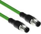 ACT Industrial 5.00 meters Sensor cable M12D 4-pin male to M12D 4-pin male, Superflex Xtreme TPE cable, shielded (SC4462) von ACT