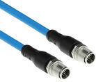 ACT Industrial 5.00 meters Sensor cable M12X 8-pin male to M12X 8-pin male, Superflex SF/UTP TPE cable, shielded (SC4972) von ACT