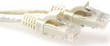 ACT Ivory 5 meter U/UTP CAT6 patch cable snagless with RJ45 connectors. Cat6 u/utp snagless iv 5.00m (IS8405) von ACT