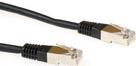 ACT Patchcord SSTP Category 6 PIMF - Black 30.00M 30m Schwarz Netzwerkkabel (FB9930) von ACT
