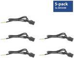 ACT Powercord C19 IEC Lock - open end black 2 m, PC1174, 5-Pack (AK5327) von ACT