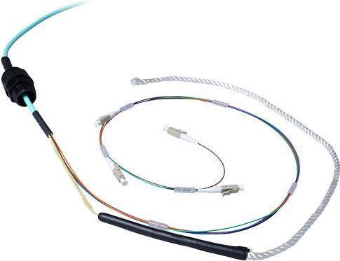 ACT RL2408 80m 4x LC 4x LC LSZH OM3 Aqua Glasfaserkabel (RL2408) von ACT