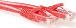 ACT Red 15 meter U/UTP CAT6A patch cable snagless with RJ45 connectors. Cat6a u/utp snagless rd 15.00m (IB2515) von ACT