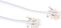 ACT White 2 meter flat telephone cable with RJ11 connectors. Rj11-rj11 cable white 2.00m (TD5402) von ACT