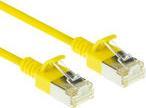 ACT Yellow 10 meter LSZH U/FTP CAT6A datacenter slimline patch cable snagless with RJ45 connectors (DC7810) von ACT