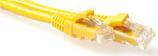 ACT Yellow 15 meter U/UTP CAT6A patch cable snagless with RJ45 connectors. Cat6a u/utp snagless yl 15.00m (IB2815) von ACT