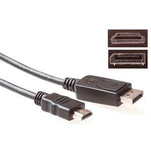 Advanced Cable Technology 1.8M Displayport Male to HDMI Male AK3990 von ACT