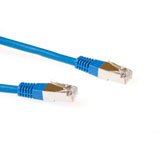 Advanced Cable Technology ACT Patchcord SSTP Category 6 PIMF, Blue 15.00 m 15 m blau Netzwerk-Kabel ? Kabel Netzwerk-(Blue 15.00 m, 15 m, männlich/männlich, Blau) von ACT