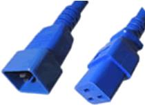 Advanced Cable Technology C19 - C20 - 3.00m 3m C19-Koppler C20-Koppler Blau Stromkabel (AK5095) von ACT