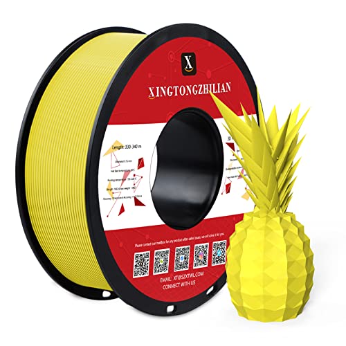 PETG+ Filament 1.75mm, PETG+ 3D Drucker Filament, Maßgenauigkeit +/- 0.02mm,3D Druck Filament Materialien für 3D Drucker, 1Kg/ 1 Spule Gelb von ACTIVEME