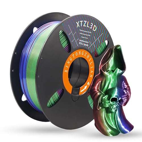 PETG Filament 1.75mm, Speedy Printing Filament, Kompatibel mit den meisten 3D Druckern, Maßgenauigkeit +/- 0.02mm, 1kg Spule (2.2 lbs) Wiederverwendbarer Schaft,PETG+ Rot And Blau And Grün von ACTIVEME