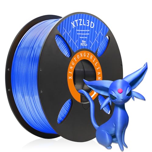 ACTIVEME PETG+ 1,75mm 3D-Druckfilament, 1kg (2,2 lbs), Blau, Polyethylenterephthalatglykol, +/- 0,02mm Maßgenauigkeit von ACTIVEME