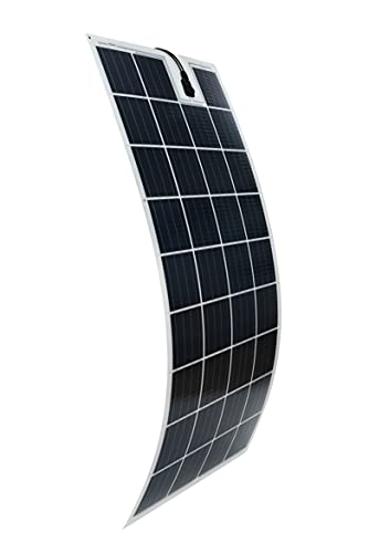 ACTIVESOL 150 Watt polykristallines Solarpanel, leichtes und flexibles Design, 708 x 1555 mm, Hochleistungsmodul für Wohnmobile, Wohnmobile, MADE in EU von ACTIVESOL