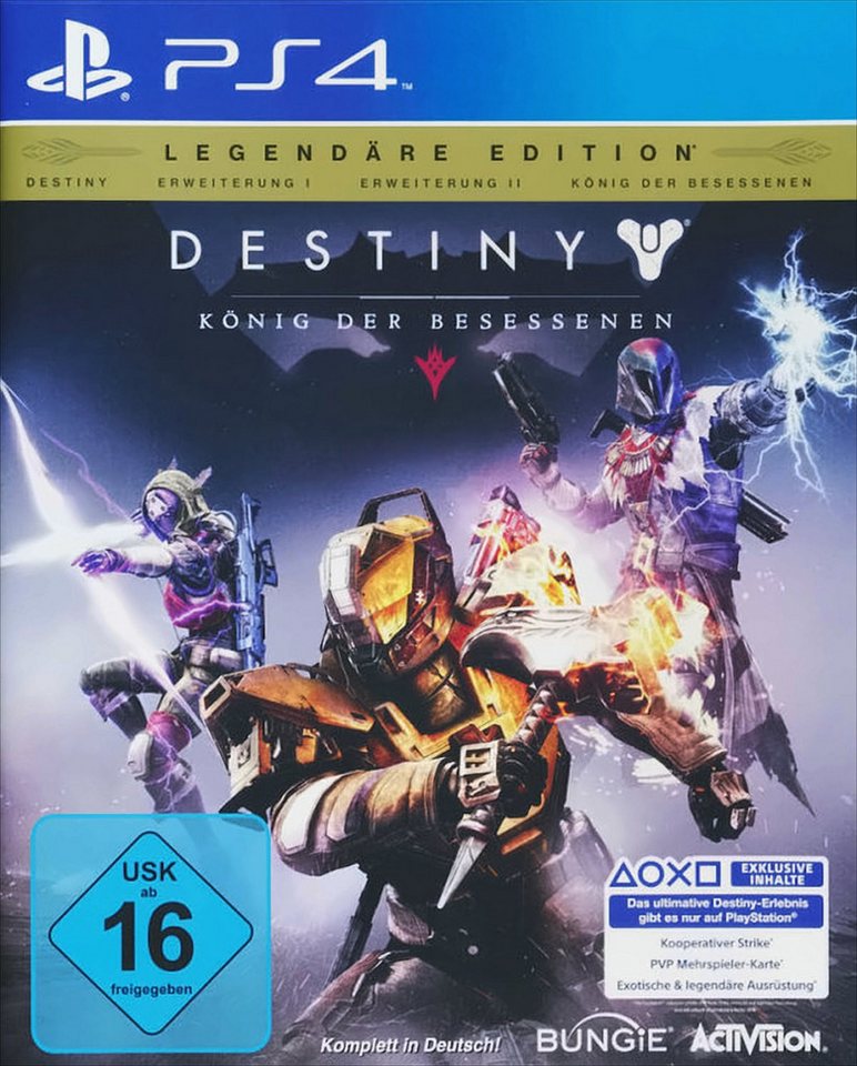 Destiny: König der Besessenen - Legendäre Edition Playstation 4 von ACTIVISION BLIZZARD