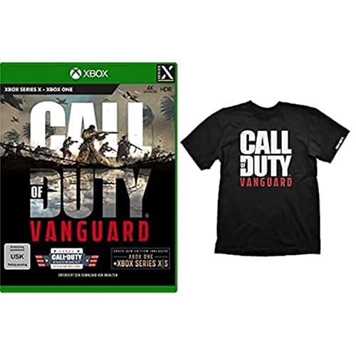 Call of Duty: Vanguard (exklusiv bei Amazon.de) [Xbox Series X] + T-Shirt Logo Black Size L von ACTIVISION