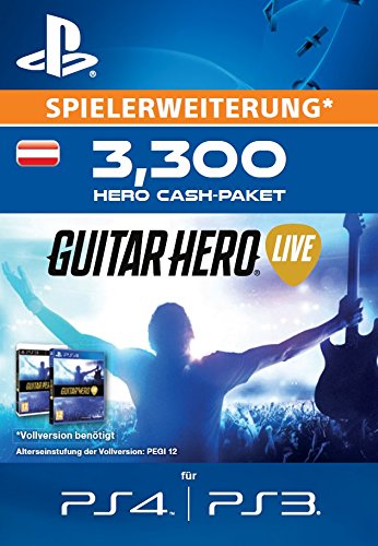 Guitar Hero Live - 3300 Hero Cash-Paket [Spielerweiterung] [PS4 PSN Code - österreichisches Konto] von ACTIVISION