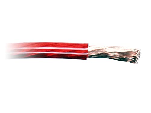 ACV - 50-600-100 Stromkabel, 6 mm², 100 m Länge, Rot/Transparent 276340 von ACV