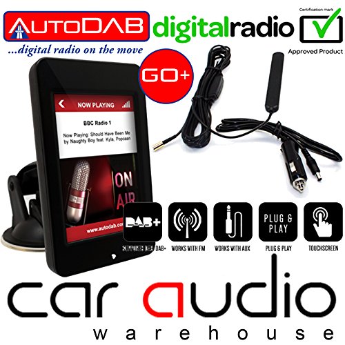 Mobiler DAB+ Empfang Nachrüst-FM-Transmitter AUTODAB GO+ mit Touchpad von ACV