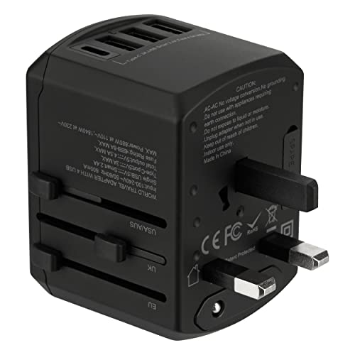 Universal Welt Reiseadapter, USB-A USB-C, World to World Universal Welt Reiseadapter, USB-A USB-C, World to World von ADAKAT