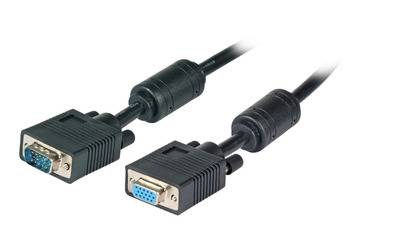 Monitorkabel VGA/SVGA K5327.1,8 HD15S/HD15B schwarz 1,8m von ADALBERT ZAJADACZ GMBH & CO.KG