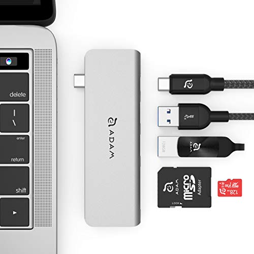 ADAM elements CASA Hub 5E 5-in-1 | Apple MacBook & USB-C Notebooks | grau | AAPADHUB5EGY von ADAM elements