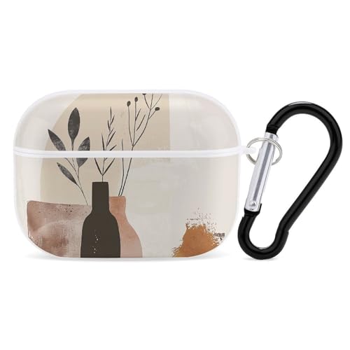 AirPods Pro & Pro 2 Case Cover Beige und Braun Schutzhülle mit Schlüsselanhänger Front LED Sichtbar für Damen Herren AirPods Pro & Pro 2 Case Cover Beige und Braun Schutzhülle mit Schlüsselanhänger Front LED Sichtbar für Damen Herren von ADASGHBY