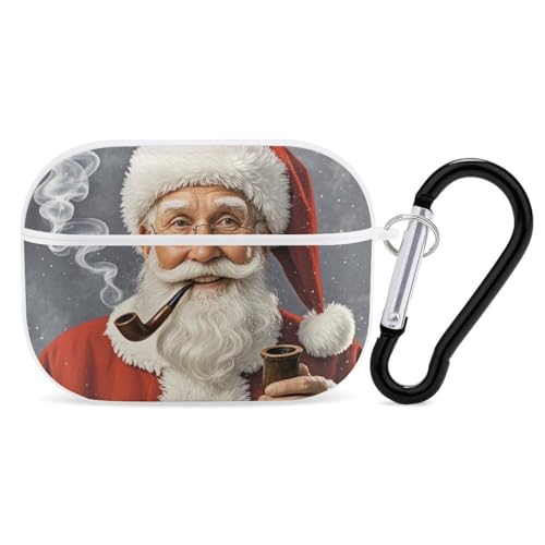 AirPods Pro & Pro 2 Case Cover Santa Claus Schutzhülle mit Schlüsselanhänger Front LED Sichtbar für Frauen Männer AirPods Pro & Pro 2 Case Cover Santa Claus Schutzhülle mit Schlüsselanhänger Front LED Sichtbar für Frauen Männer von ADASGHBY