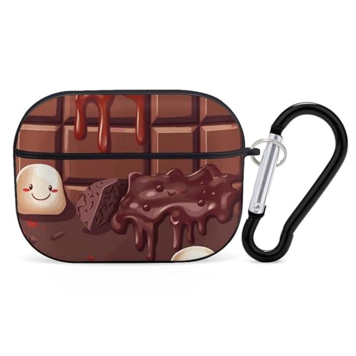AirPods Pro & Pro 2 Hülle Cover Cartoon Schokolade Schutzhülle mit Schlüsselanhänger Front LED Sichtbar für Damen Herren AirPods Pro & Pro 2 Hülle Cover Cartoon Schokolade Schutzhülle mit Schlüsselanhänger Front LED Sichtbar für Damen Herren von ADASGHBY