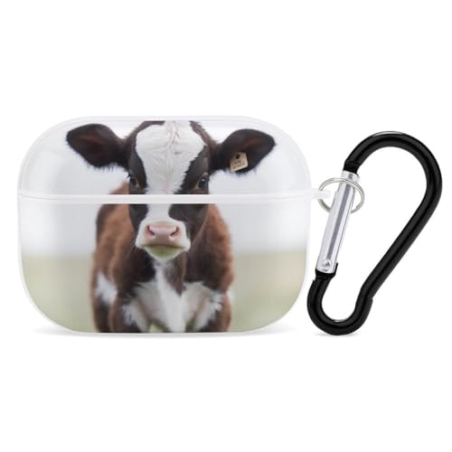 AirPods Pro & Pro 2 Hülle Cover Kuh Schutzhülle mit Schlüsselanhänger Front LED Sichtbar für Damen Herren AirPods Pro & Pro 2 Hülle Cover Kuh Schutzhülle mit Schlüsselanhänger Front LED Sichtbar für Damen Herren von ADASGHBY