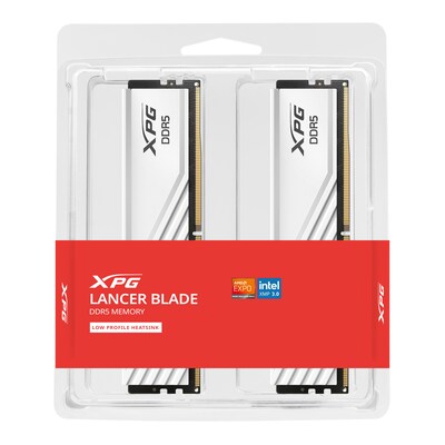 16GB (2x8GB) ADATA Lancer Blade White DDR5-6000 CL34 RAM Gaming Arbeitsspeicher von ADATA