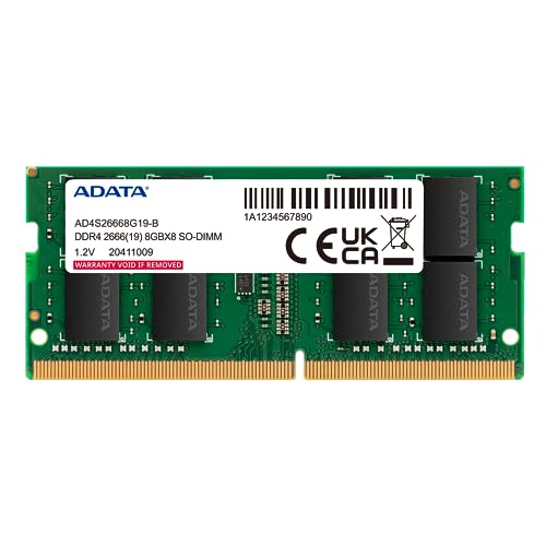 ADATA AD4S26668G19-SGN Module de mémoire 8 Go DDR4 2666 MHz von ADATA
