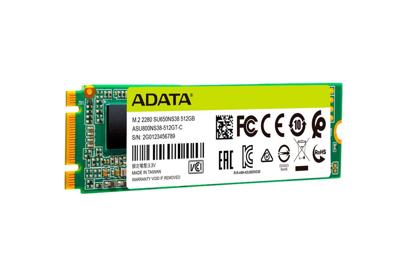 ADATA ADATA Ultimate SU650 M.2 256 GB, SSD, (SATA 6 SSD-Festplatte (256 GB) 2.5" von ADATA