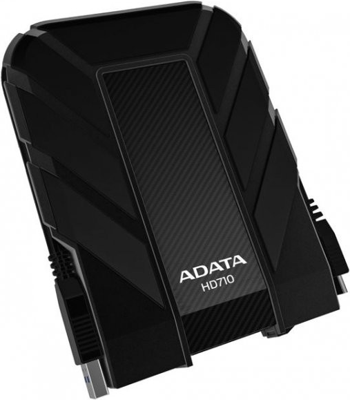 ADATA HD710P - Festplatte - 2 TB - extern (tragbar) - 6.4 cm (2.5) - USB 3.1 - Schwarz (AHD710P-2TU31-CBK) von ADATA