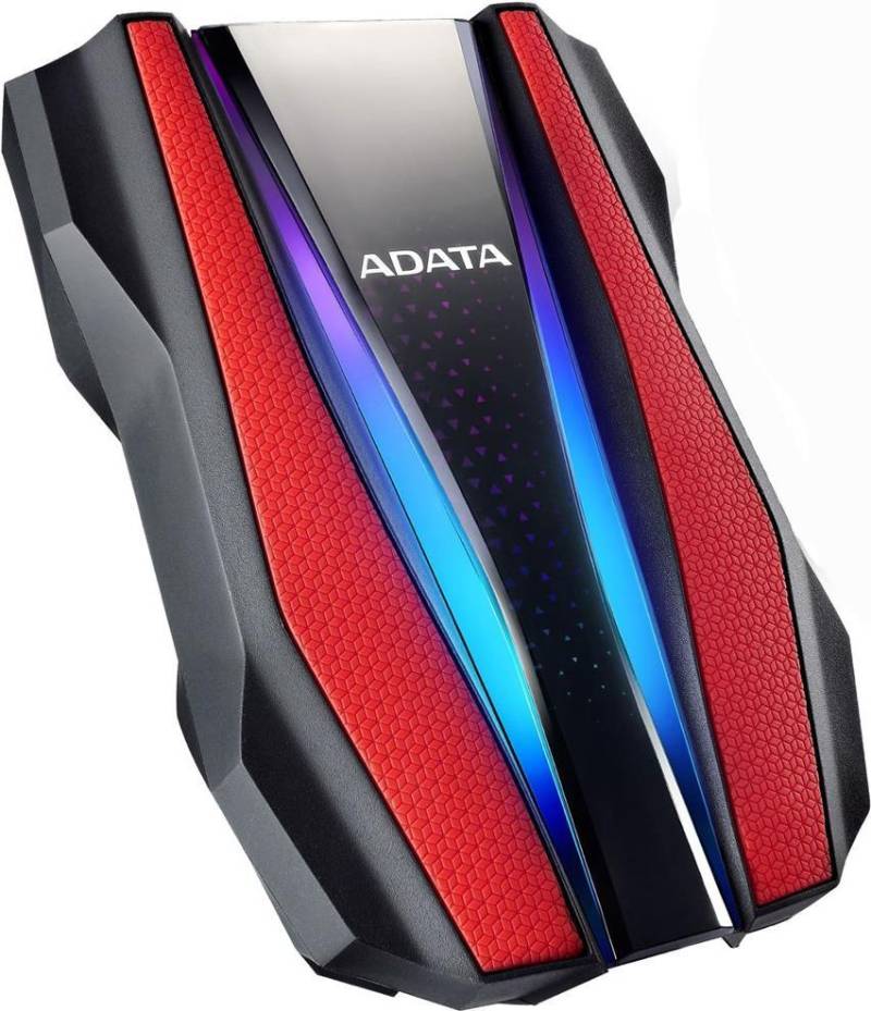 ADATA HD770G Externe Festplatte 1000 GB Schwarz - Rot (AHD770G-1TU32G1-CRD) von ADATA