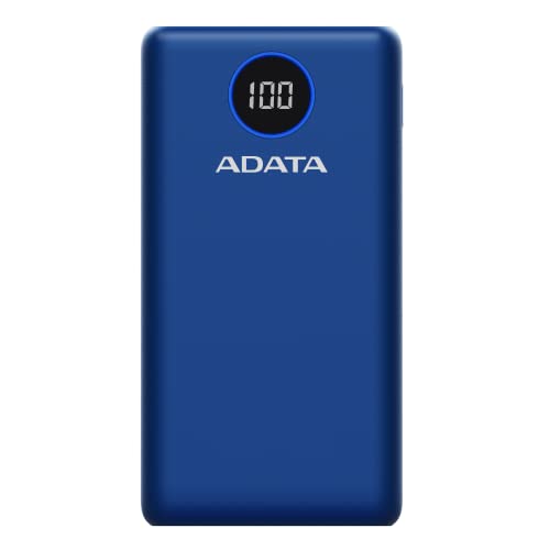 ADATA P20000QCD Lithium Polymer (LiPo) 20000 mAh Blue von ADATA