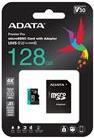 ADATA Premier Pro V30S - Flash-Speicherkarte (SD-Adapter inbegriffen) - 128 GB - A2 / Video Class V30 / UHS-I U3 / Class10 - microSDXC UHS-I von ADATA