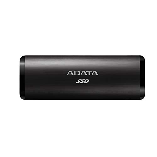 ADATA SE760 512 GB portable external SSD, black, USB-C 3.2 Gen 2 von ADATA