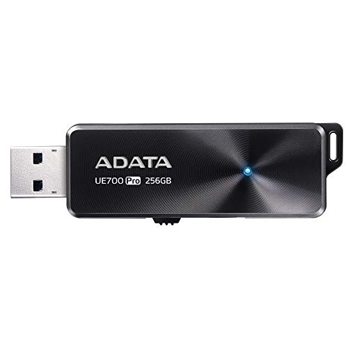 ADATA UE700 Pro 256 GB USB-Stick, schwarz, USB-A 3.2 Gen 1 von ADATA