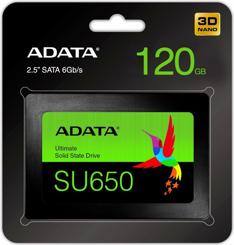 ADATA Ultimate SU650 - SSD - 120GB - intern - 2.5 (6,4 cm) - SATA 6Gb/s (ASU650SS-120GT-R) von ADATA